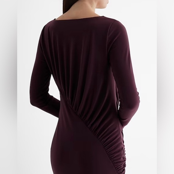 Express Wine Colored Maxi Dress NWT - Picture 3 of 7